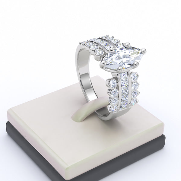 Gold Engagement Ring - 09GG04