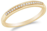 Gold Diamond Wedding Band Ring