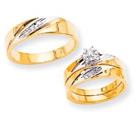 GOLD WEDDING SET