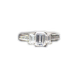 Sterling Silver Engagement Ring - 10AB19