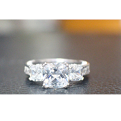 Sterling Silver Engagement Ring - 10AB41