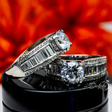 Sterling Silver Engagement Ring - 10AB53