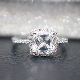 Sterling Silver Engagement Ring -10AB58