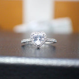 Sterling Silver Engagement Ring - 10AB62