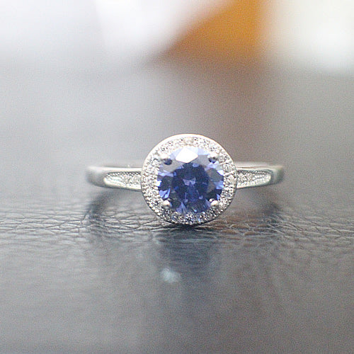 Sapphire Engagement Ring - 10AB69