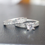 Sterling Silver Bridal Set - 10AB70