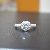 Sterling SIlver Engagement Ring - 10AB74