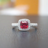 Ruby Engagement Ring - 10AB81