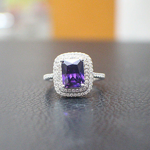 Amethyst Engagement Ring - 10AB88