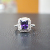 Amethyst Engagement Ring - 10AB88