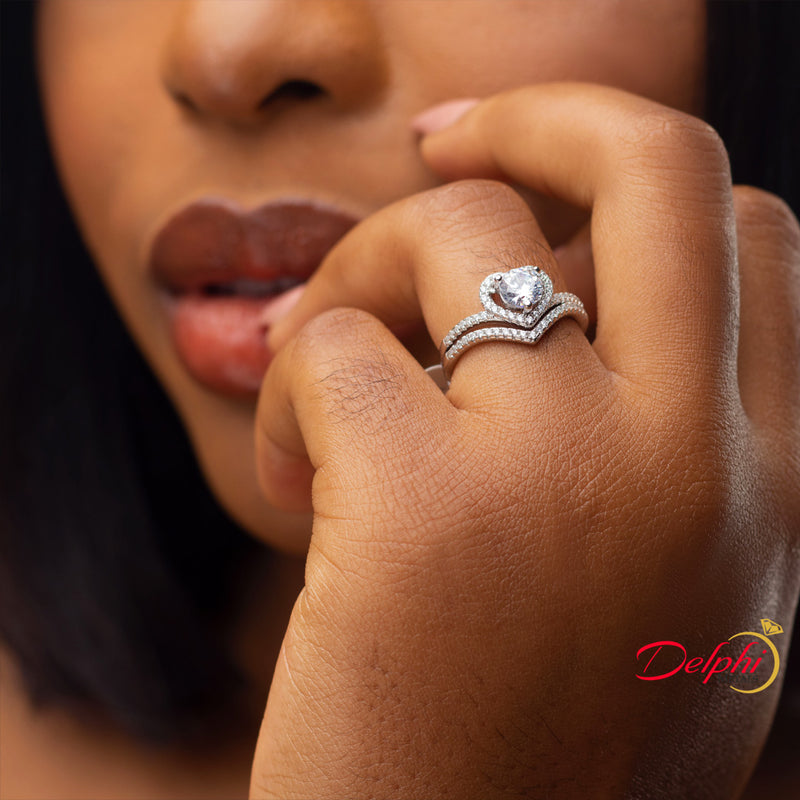 Sterling Silver Bridal Set - 10AS36