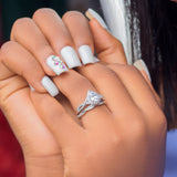 Sterling Silver Bridal Set - 10AS41