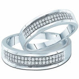 STERLING SILVER/DIAMOND BAND