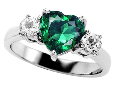 Emerald Engagement Ring