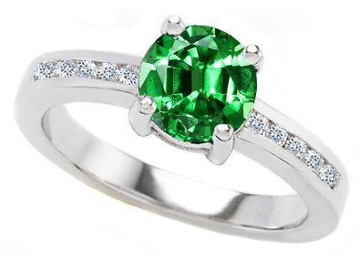 Emerald Engagement Ring