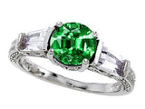 Emerald Engagement Ring