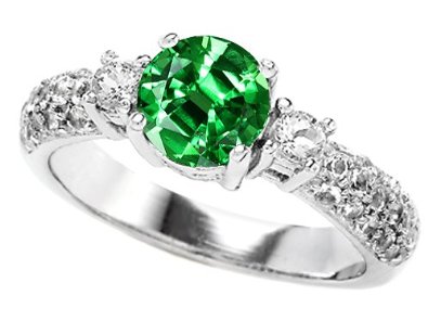 Emerald Engagement Ring