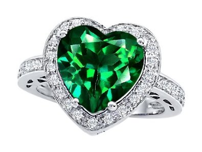 Emerald Engagement Ring