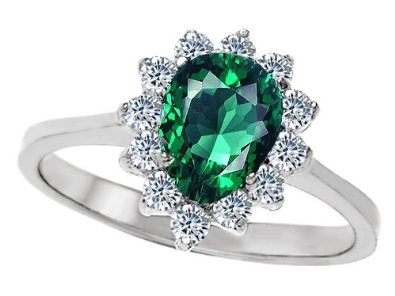 Emerald Engagement Ring