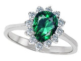 Emerald Engagement Ring