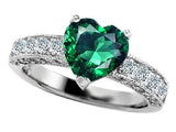 Emerald Engagement Ring