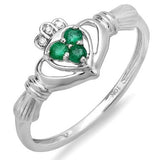 Emerald Engagement Ring