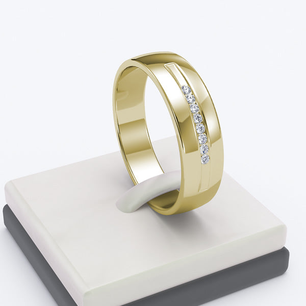 Gold Wedding Band - 10GG01