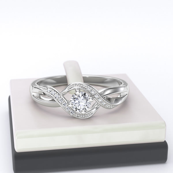 Gold Engagement Ring - 10GG03