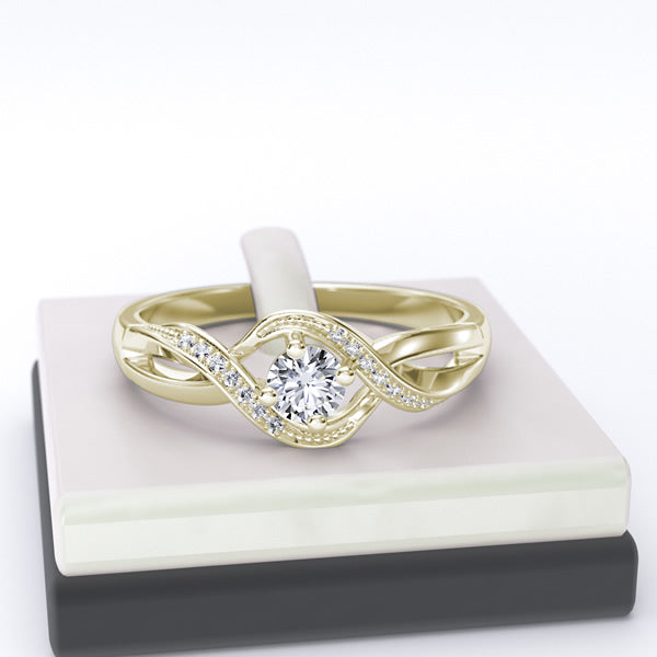 Gold Engagement Ring - 10GG03