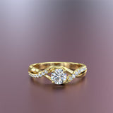 GOLD ENGAGEMENT RING - 10GG05
