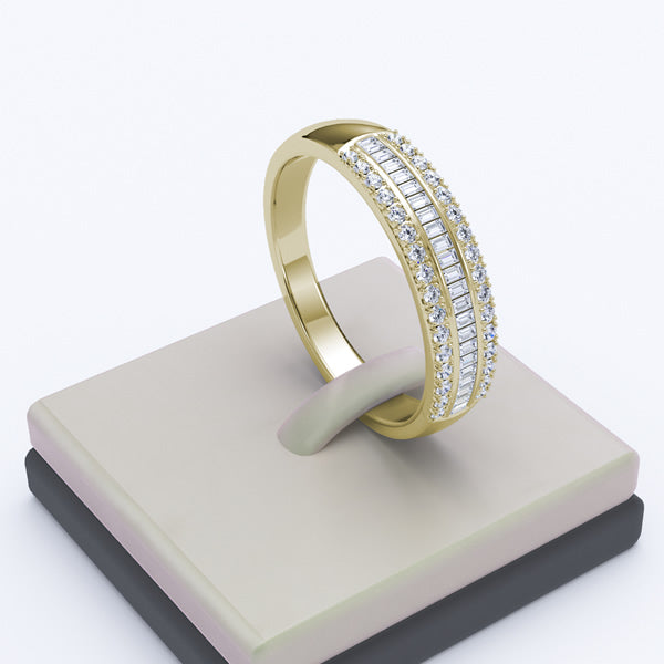 Gold Wedding Band - 10GG08