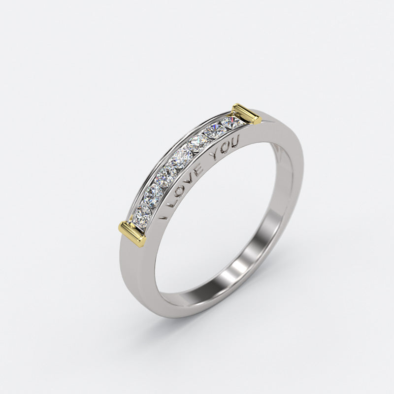 GOLD ENGAGEMENT RING - 10GG13