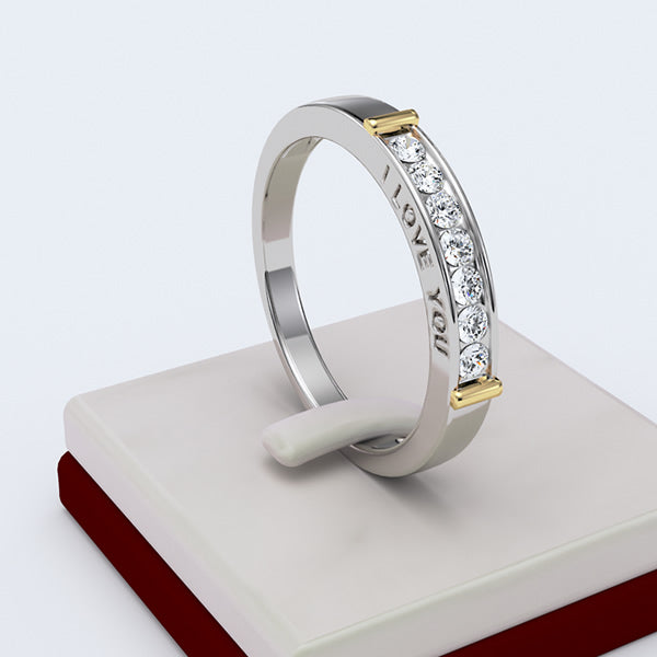 GOLD ENGAGEMENT RING - 10GG13