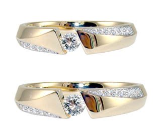 GOLD/CZ BAND