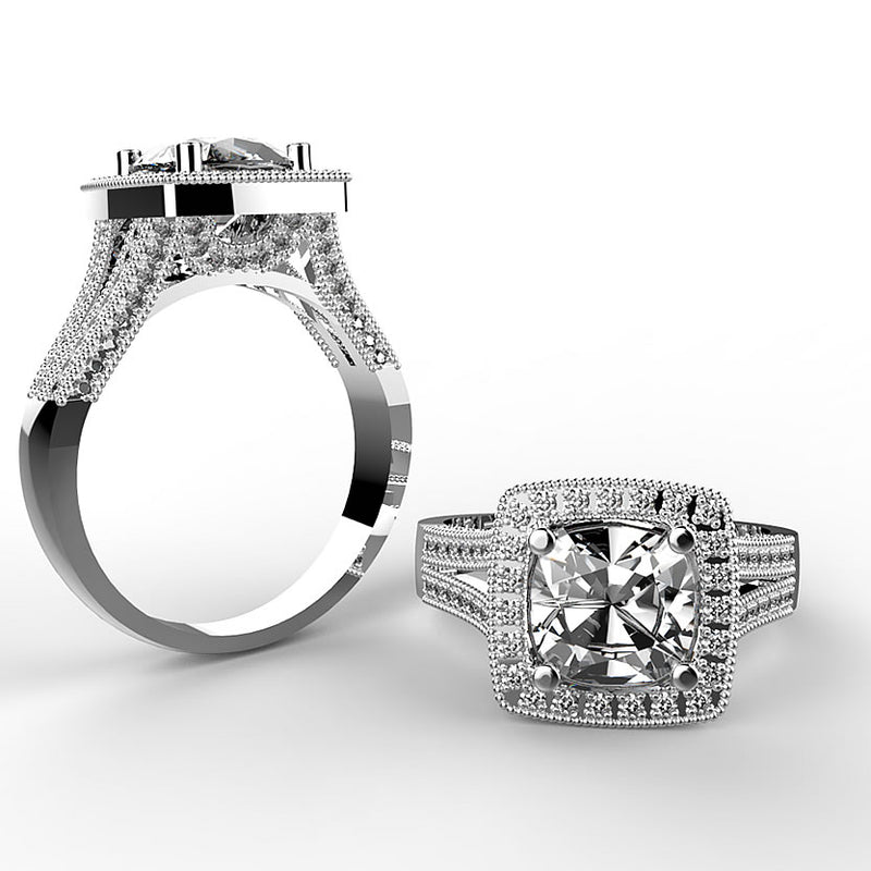 18k Gold Engagement Ring - 10GG52