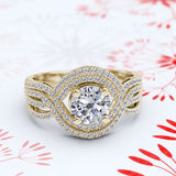 Gold Engagement Ring - 10GG63