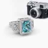 Aquamarine Engagement Ring - 10GG76