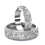 Gold Wedding Bands - 10GG80