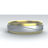 Two tone Wedding Band - 10GG87