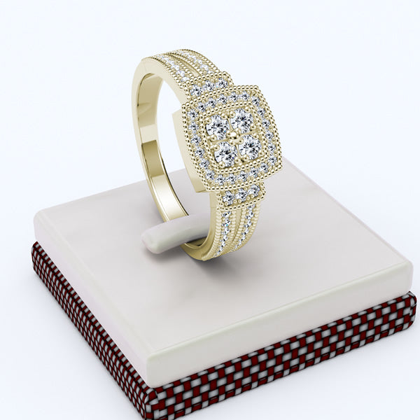 Gold Engagement Ring - 10GG93