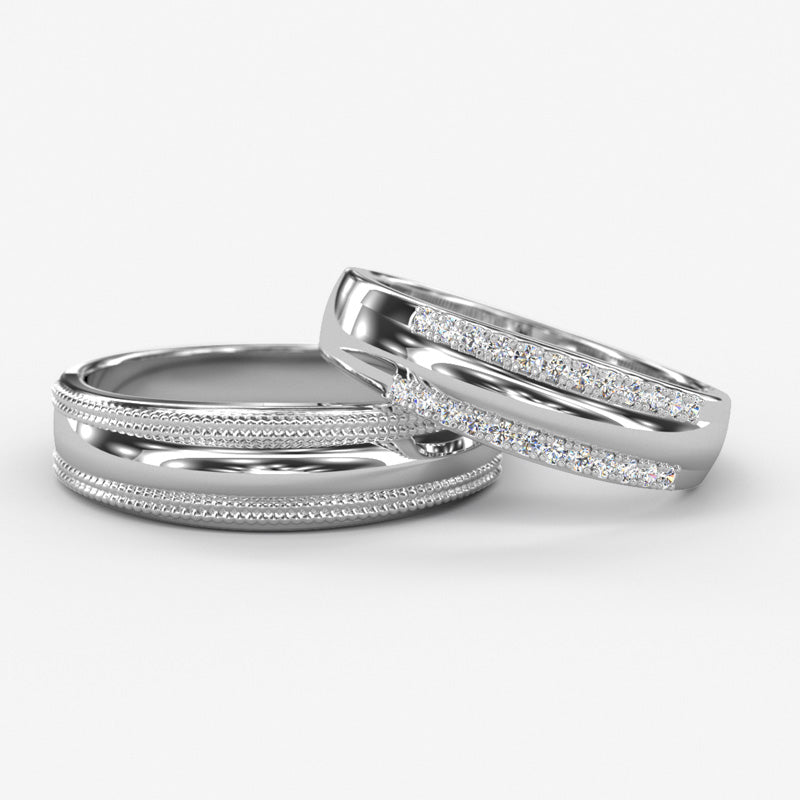 Gold Wedding Bands - 10GG94