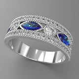 Sapphire Wedding Band - 10GG95