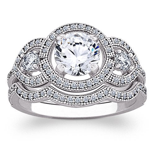 STERLING SILVER BRIDAL SET