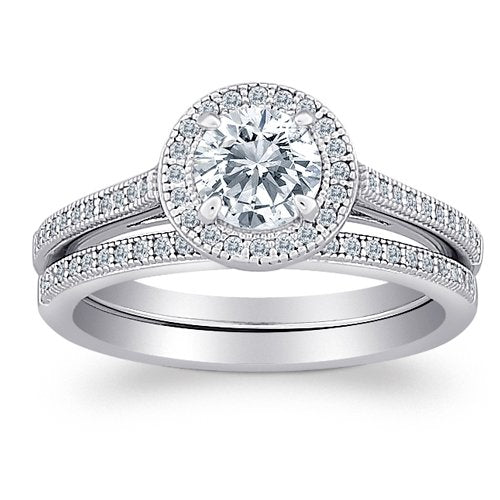 STERLING SILVER BRIDAL SET