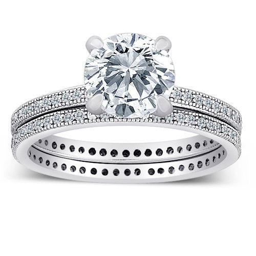 STERLING SILVER BRIDAL SET