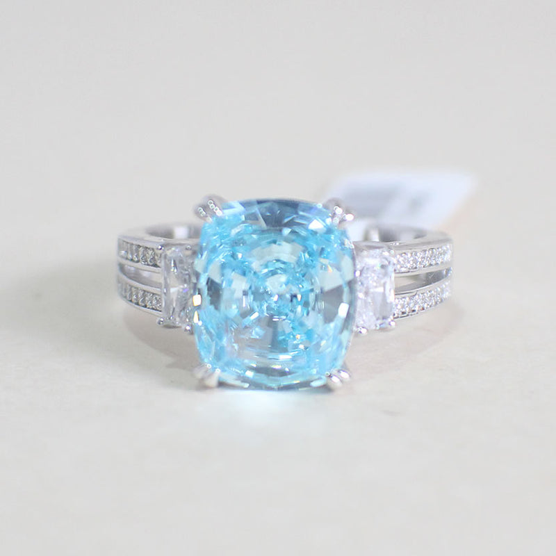 Sterling Silver Engagement Ring - 11AB41