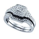GOLD/DIAMOND BRIDAL SET