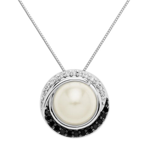 Black and White Diamonds Pendant