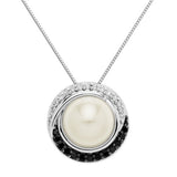 Black and White Diamonds Pendant