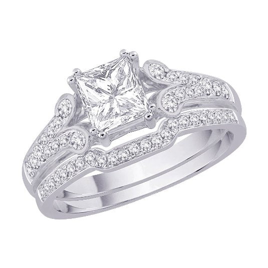 STERLING SILVER BRIDAL SET